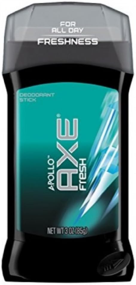 Axe Fresh Deodorant Stick, Apollo 3 oz (Pack of 3)