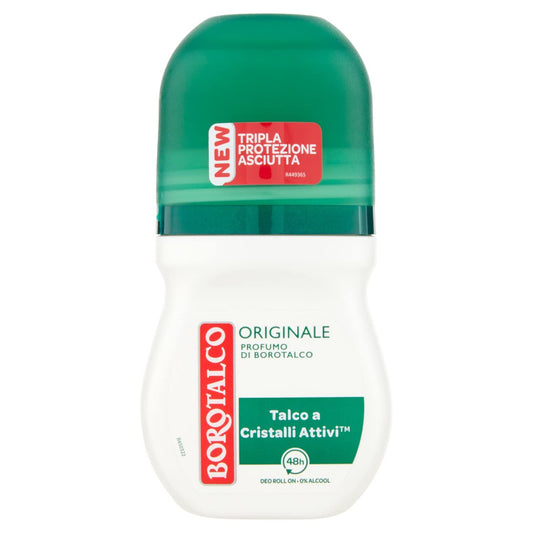 Borotalco: Deo Roll On "Original Microtalc" 50 ml (1.69 fl.oz), pack of 2