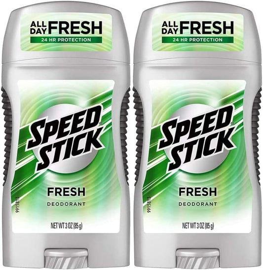 Speed Stick Deodorant, Fresh, 3 Ounce (Pack of 2)