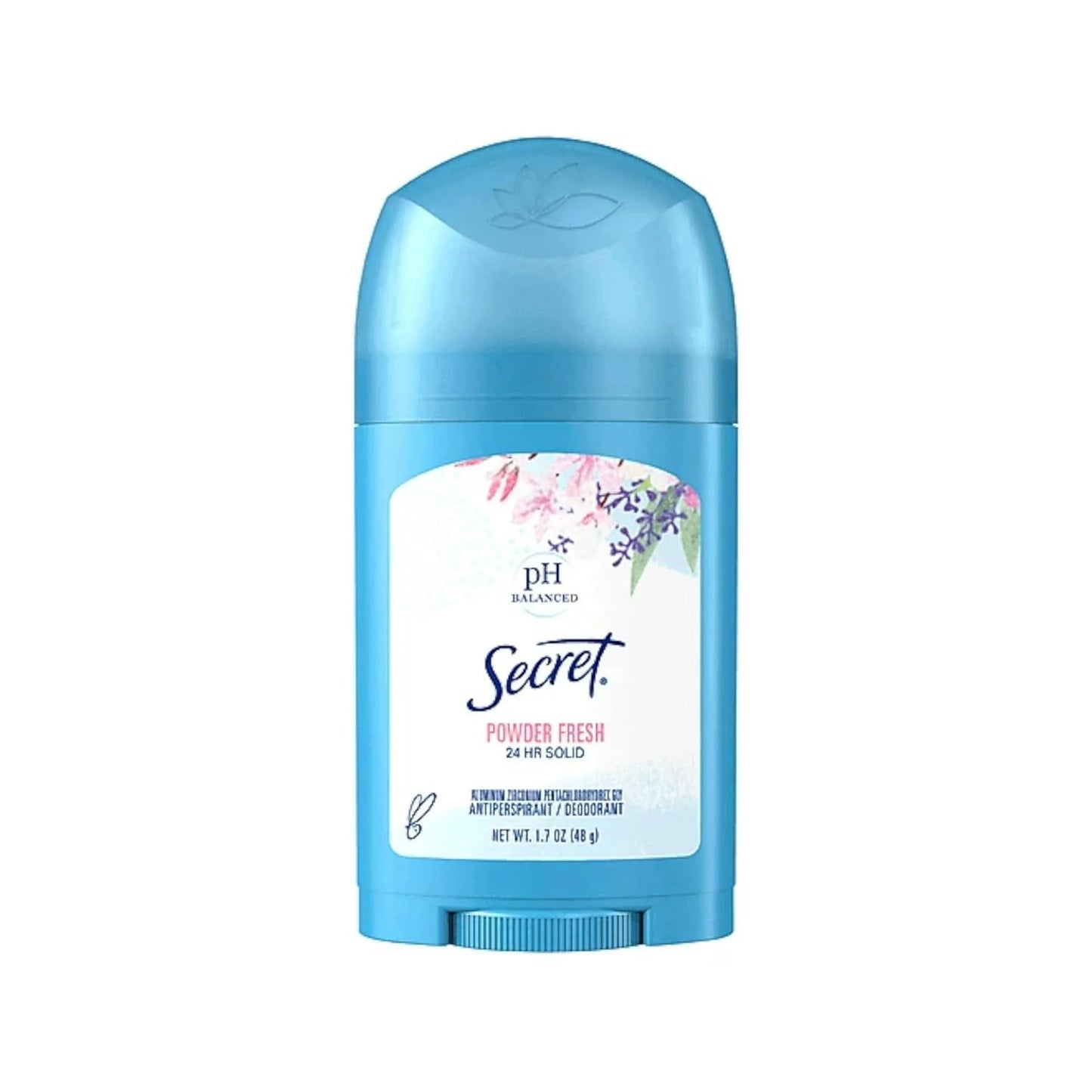 Secret Wide Solid Antiperspirant & Deodorant, Powder Fresh - 1.7 Oz 6-Pack