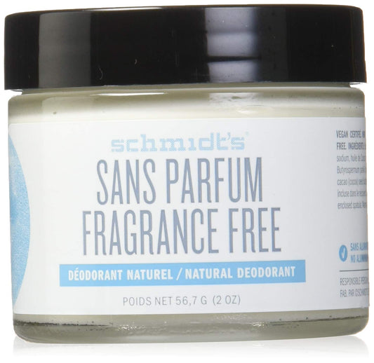 Schmidt's Natural Deodorant, Fragrance-Free, 2 Ounce