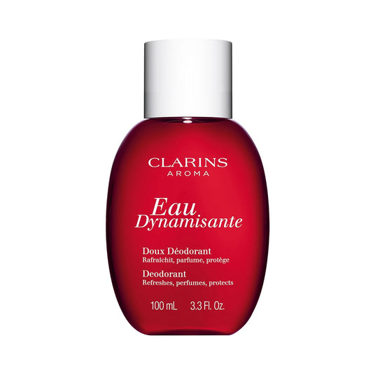 Clarins Eau Dynamisante Antiperspirant, Spray-On Deodorant | Helps Prevent and Neutralize Body Odor | Soothes Skin | Gentle, Non-Irritating Formula | All Skin Types | 3.3 Ounces