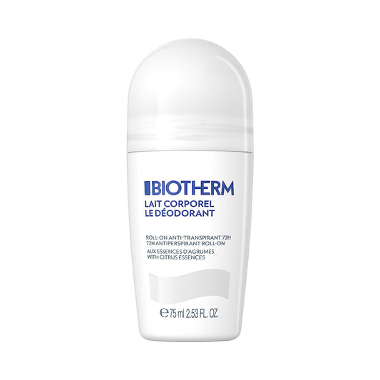 Biotherm Le Deodorant By Lait Corporel Roll-on Antiperspirant, 2.53 Ounce