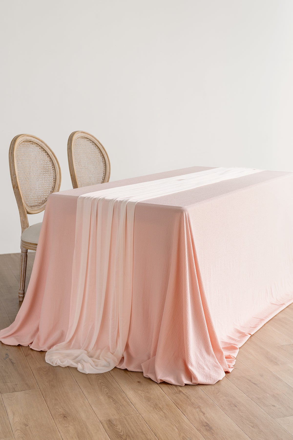 Tablecloth & Table Runner Set for Sweetheart/Head Table - 15 Colors