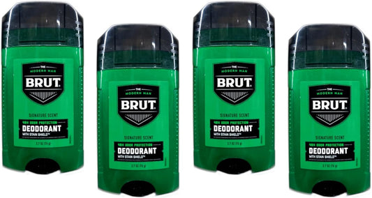 Brut Deodorant 24 Hour Protection Original Scent - 4 Pack