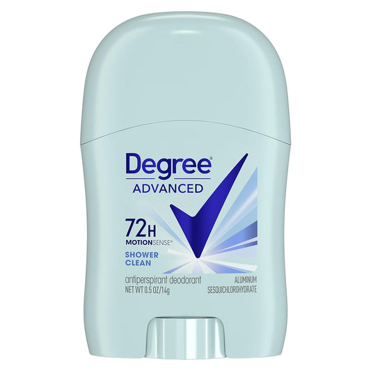 Degree Advanced Antiperspirant Deodorant 72-Hour Sweat & Odor Protection Shower Clean Antiperspirant for Women with MotionSense Technology 0.5 oz, Pack of 36