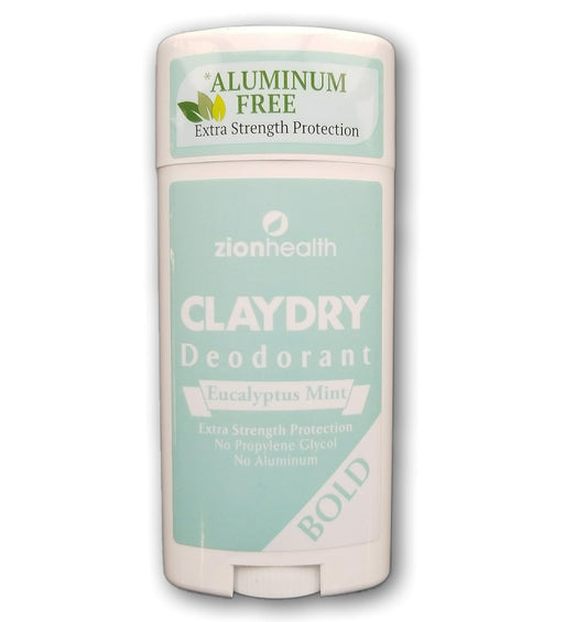 Clay Dry Bold Eucalyptus Mint Natural Deodorant, 2.8 oz