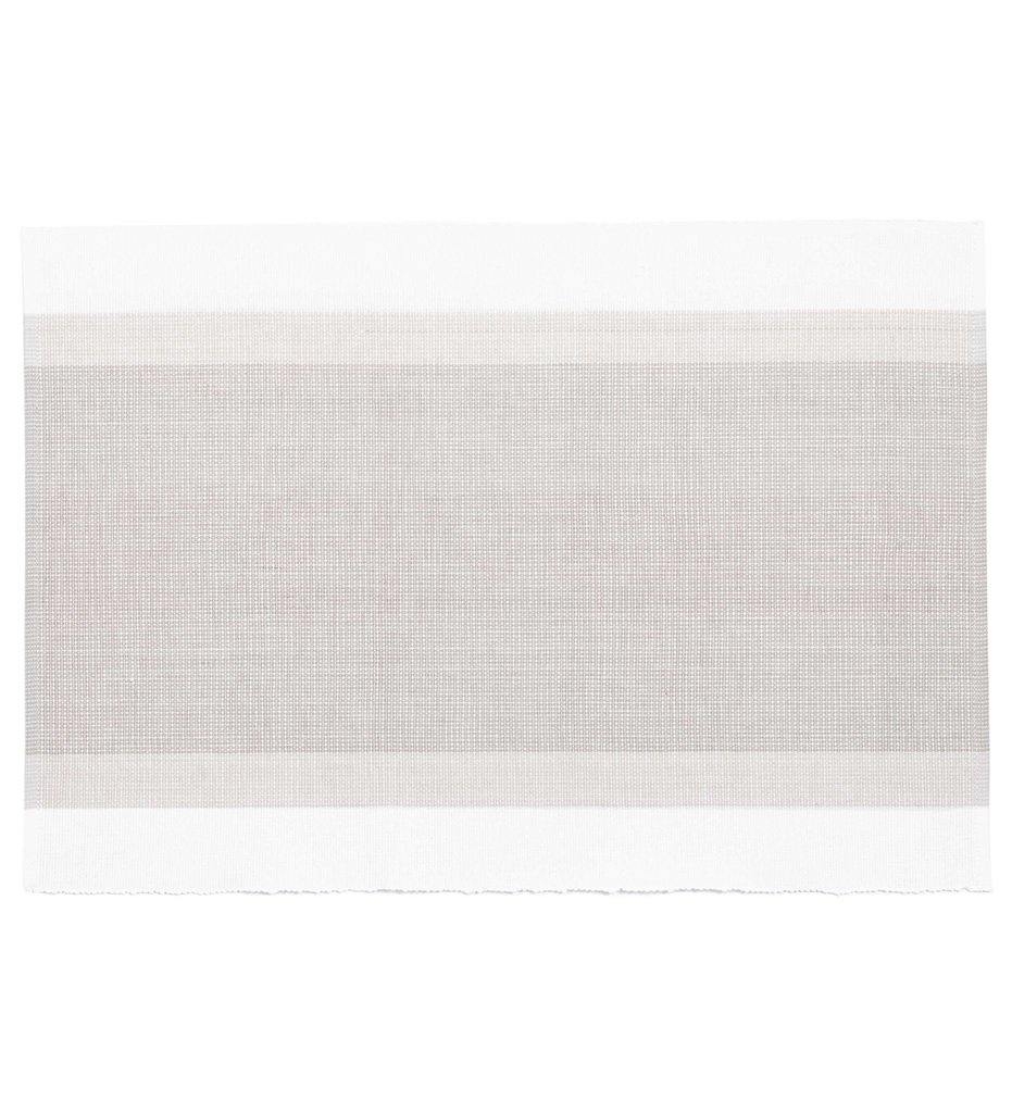 Cafe Stripe Platinum - Placemat Set of 4