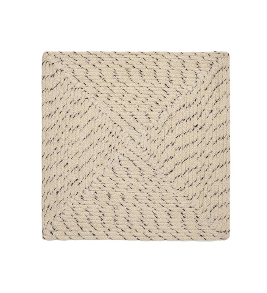 Atticus Square Speckled White Placemat - Set of 4