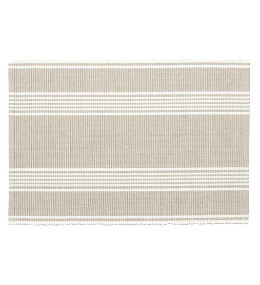 Bistro Stripe Placemat - Platinum - Set of 4