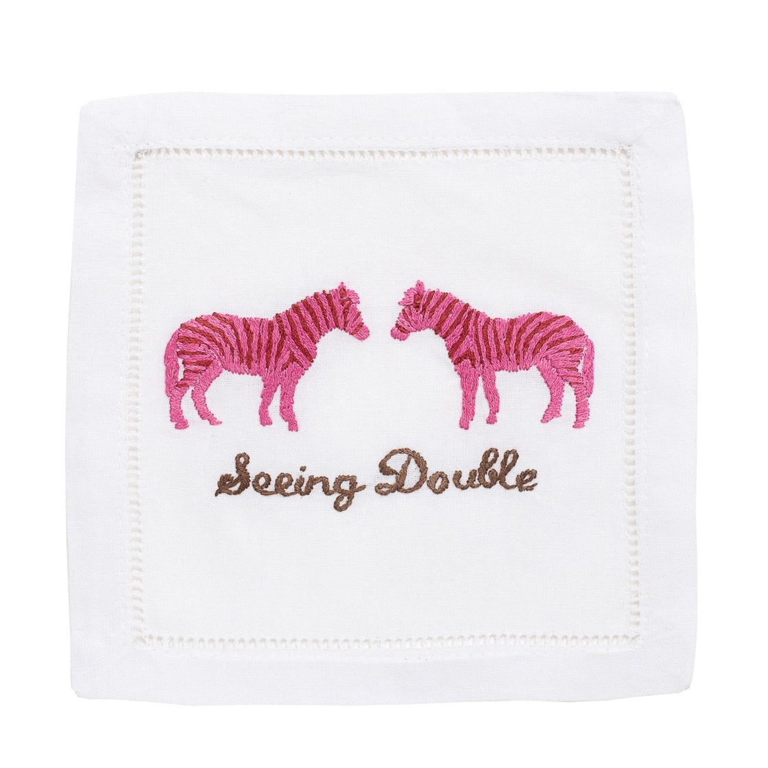 Seeing Double Zebra Cocktail Napkins