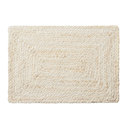 Set of 4 Rectangular Grant Ivory Placemats