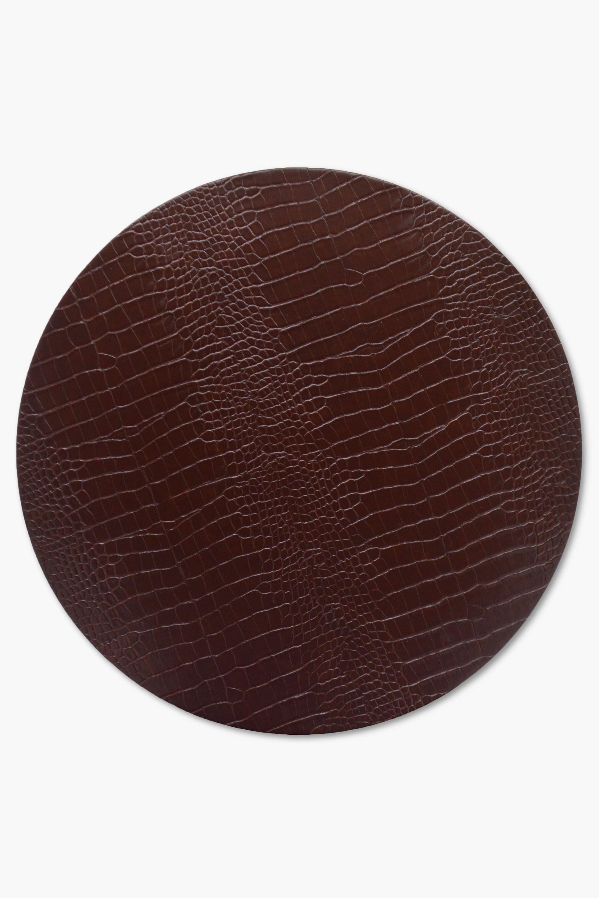 Brown Embossed Placemat