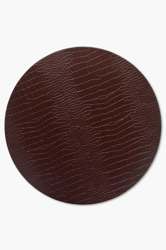 Brown Embossed Placemat