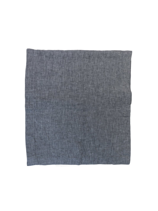 Cape Cod Graphite Melange Linen Collection Runner Weston Table
