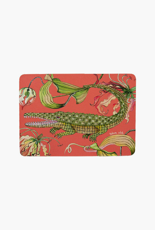 Coral Flame Lily Placemats (Set of 2)