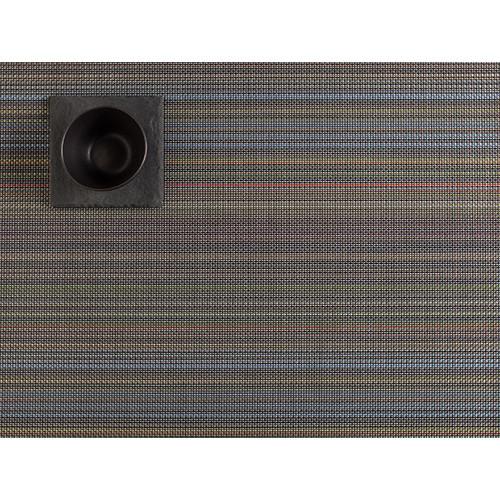Chilewich: Multi Stripe Woven Vinyl 14" x 72" Table Runner CLEARANCE Placemats Chilewich Runner (14" x 72") Jewel Multi Stripe