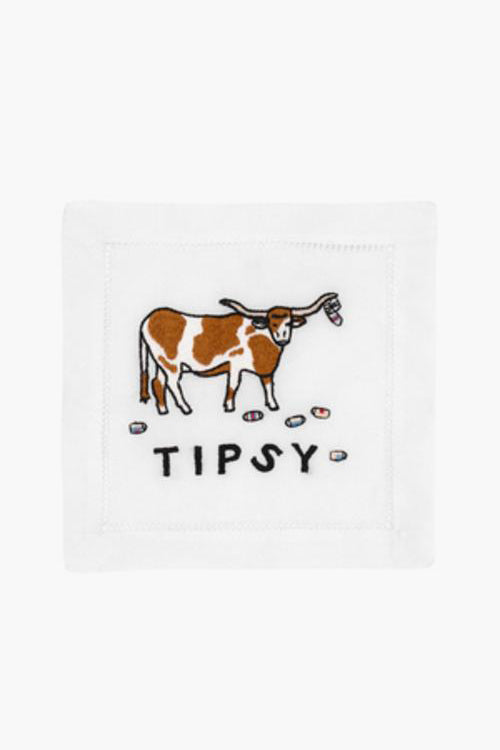 Tipsy Cocktail Napkins (Set of 4)