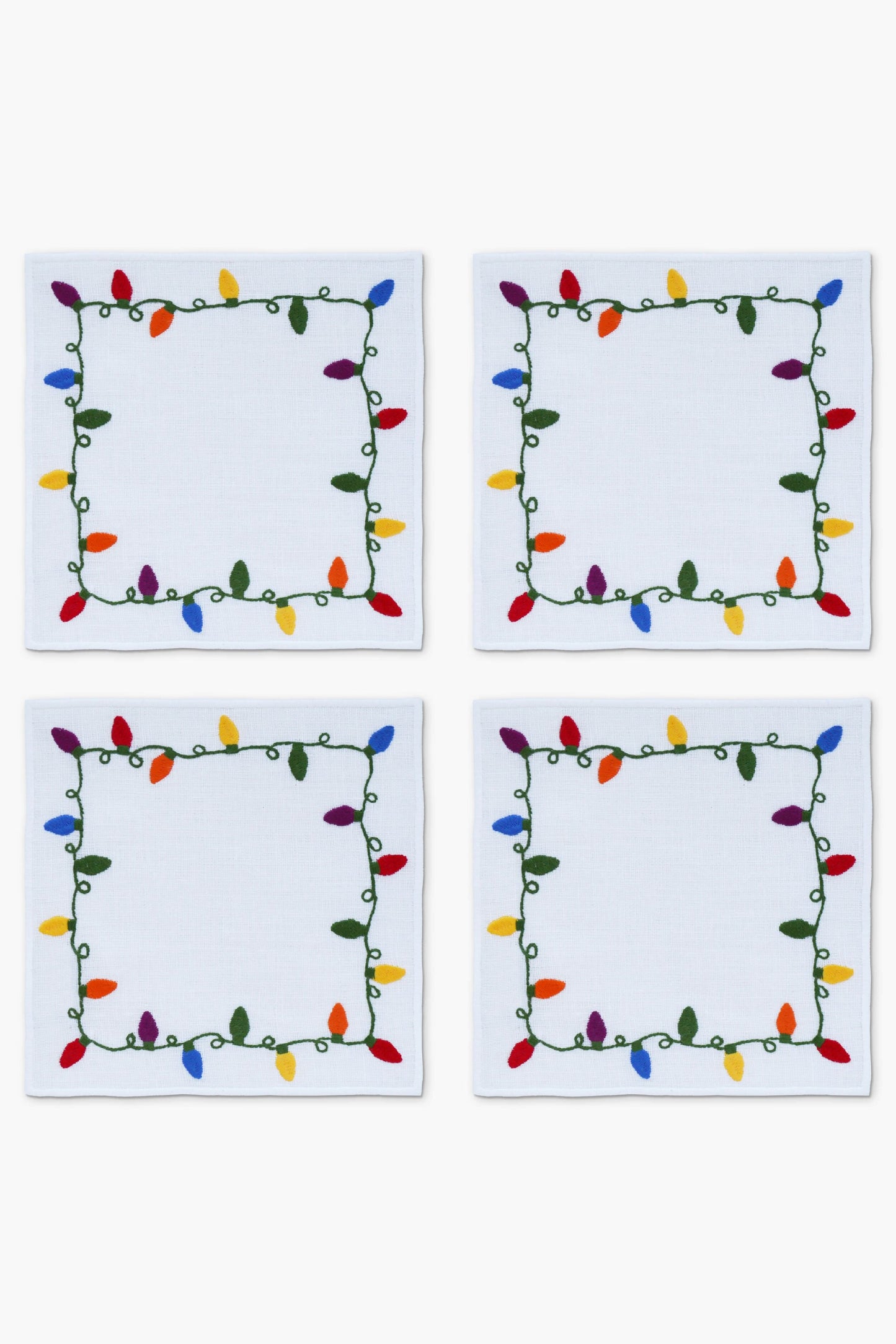 Christmas Lights Cocktail Napkins