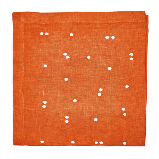 Scattered Dots Embroidered Napkins