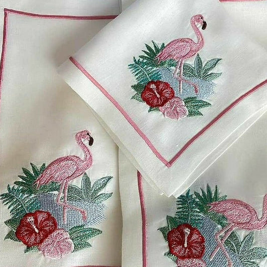 Studio Collection: Flamingo Placemat, Set of 4