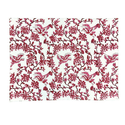 Toile de Jouy Birds in Wine Placemat