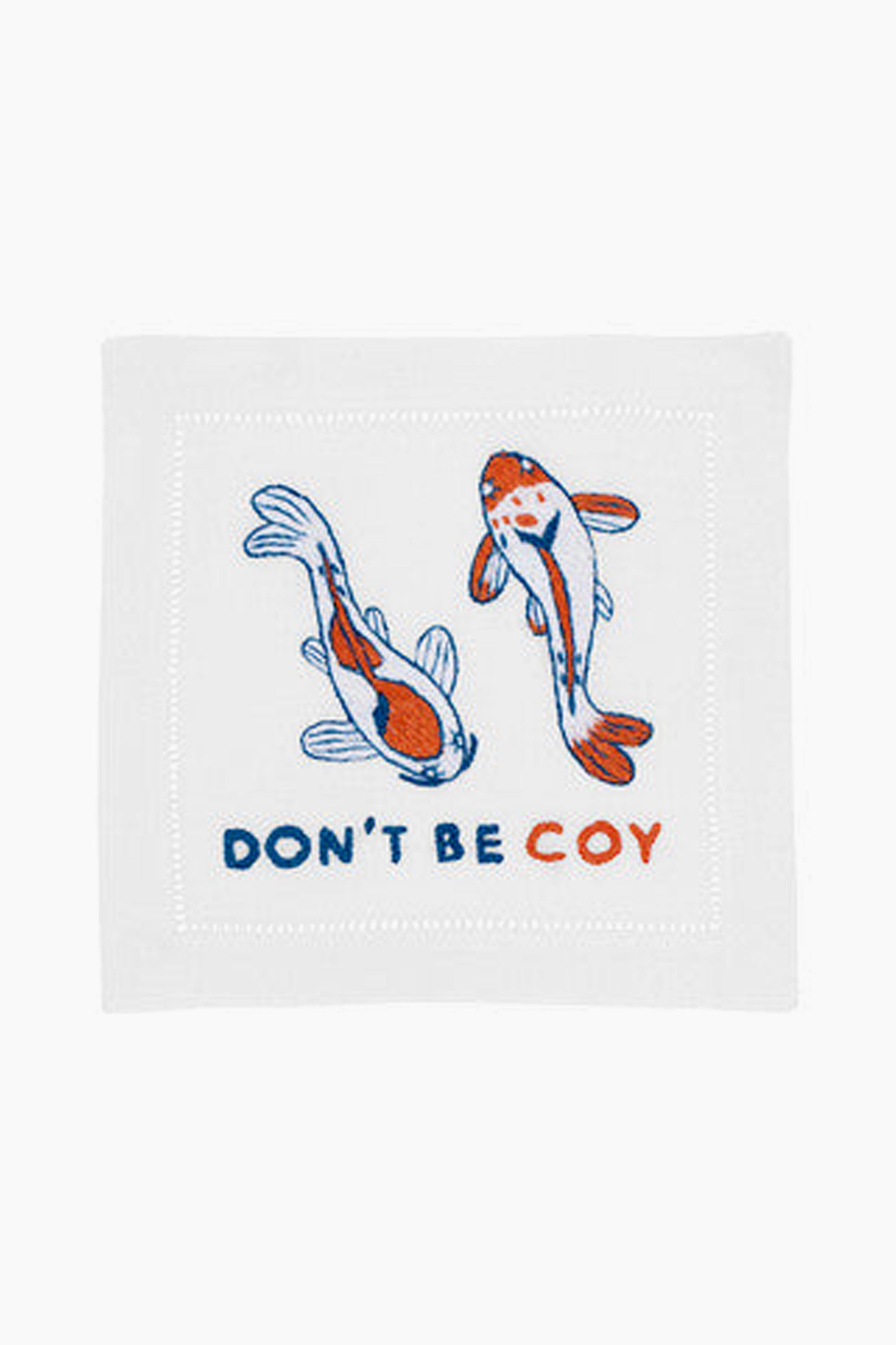 Don't Be Coy Cocktail Napkins (Set of 4)