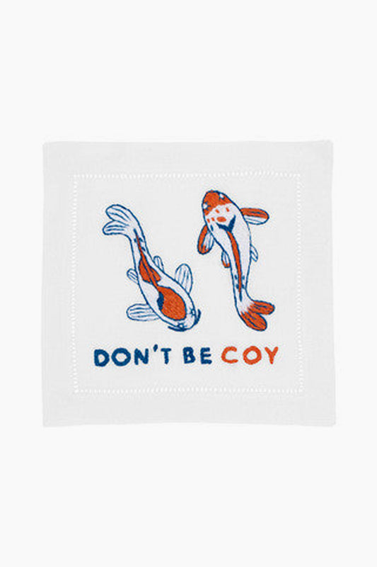 Don't Be Coy Cocktail Napkins (Set of 4)