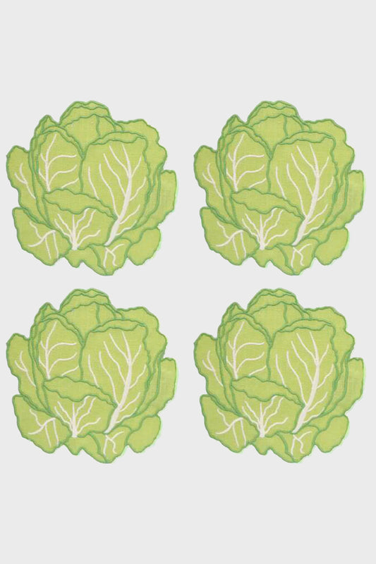 Cabbage Cocktail Napkins (Set of 4)