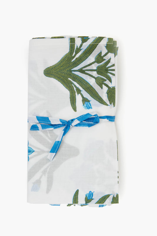 Cornflower Blue Palladio Garden Napkin Set