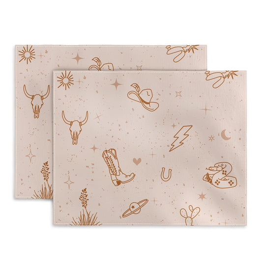 Cowboy Things Placemats (DS) DD