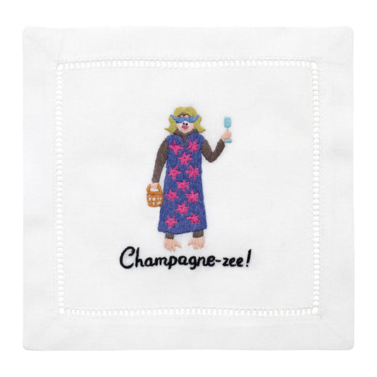Champange-zee! Cocktail Napkins