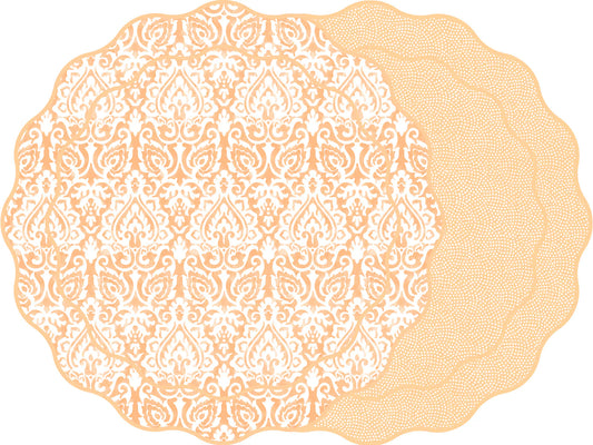 Scallop Damask Placemat