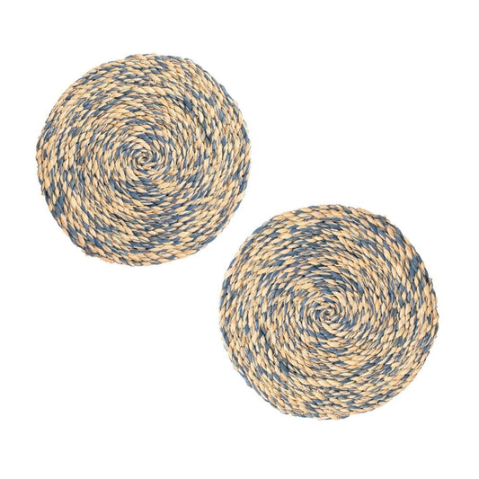 Coastal Placemat Sets - Heathered Blue