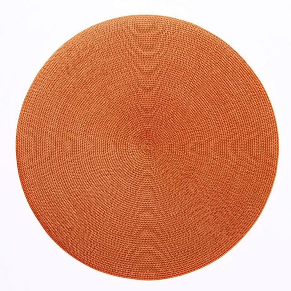 15" Round Linen Braid Placemat