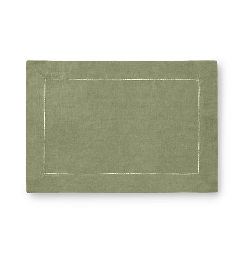 Fig Linens - Sferra Table Linens - Festival Placemats - Sage
