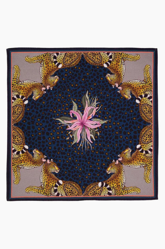 Starry Nights Leopard Lily Napkins Set Of 2