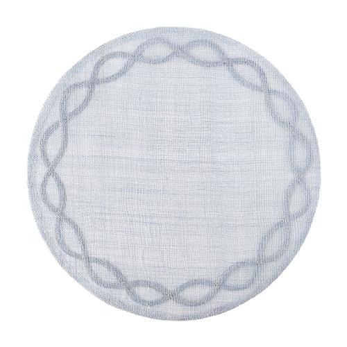 Tuileries Garden 15" Chambray Blue Placemat, set of 4 by Juliska