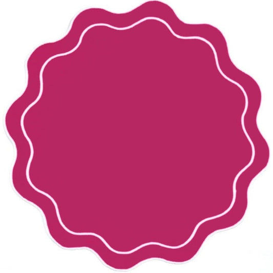 Darby Placemat in Raspberry