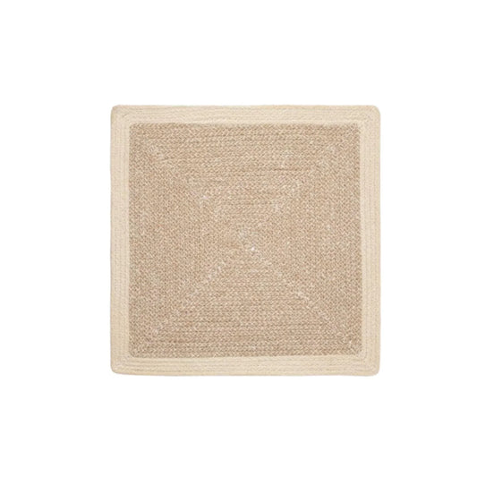 Square Dark Jute Woven Placemats