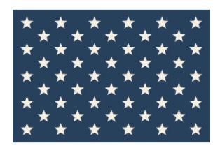 Stars on Blue Placemat