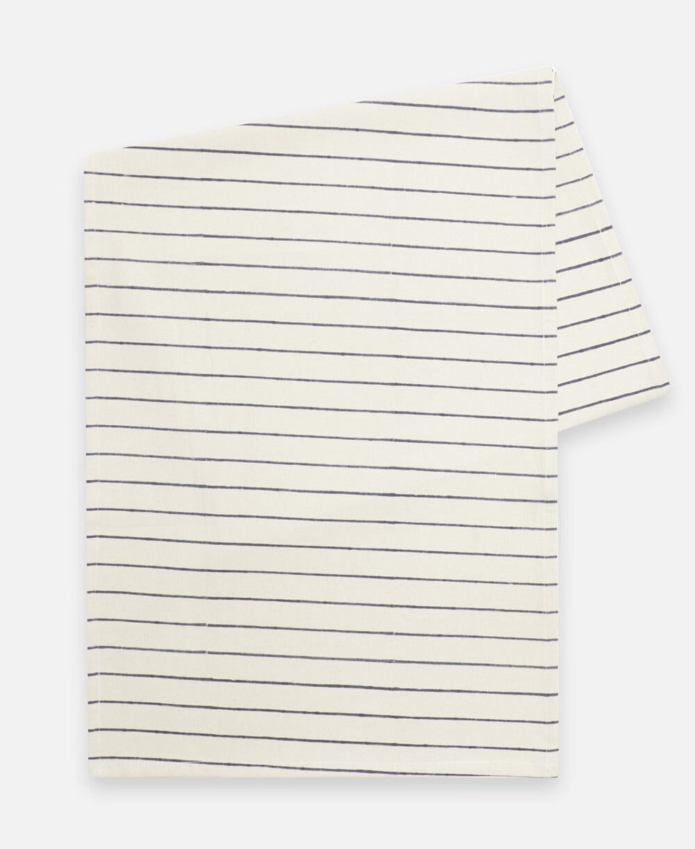 Stripe Table Runner Tablecloths + Runners Anchal Navy