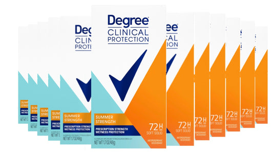 Degree Clinical Protection Summer Strength Antiperspirant & Deodorant - 1.7oz - 12 Pack